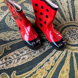 Western Chief Lady Bug rain boots - NWT. Ships in original box.